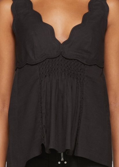 Isabel Marant Wigston Wavy Cotton Top Size 10/12 - Picture 2 of 8